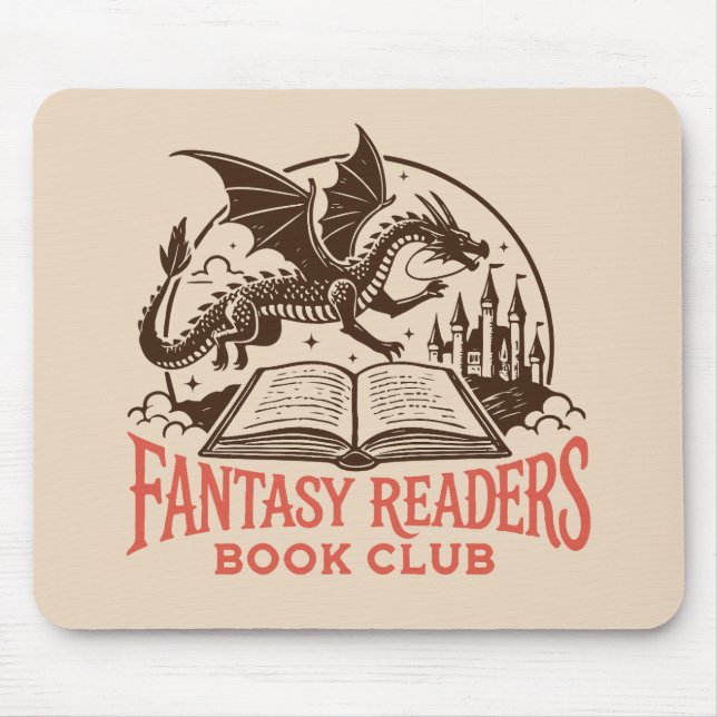 Fantasy läsarens bokklubb musmatta (Framsidan)