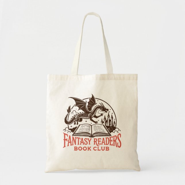 Fantasy läsarens bokklubb tygkasse (Framsidan)