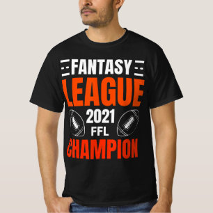 Fantasy League Champion Football 2021 Winner vinta T Shirt