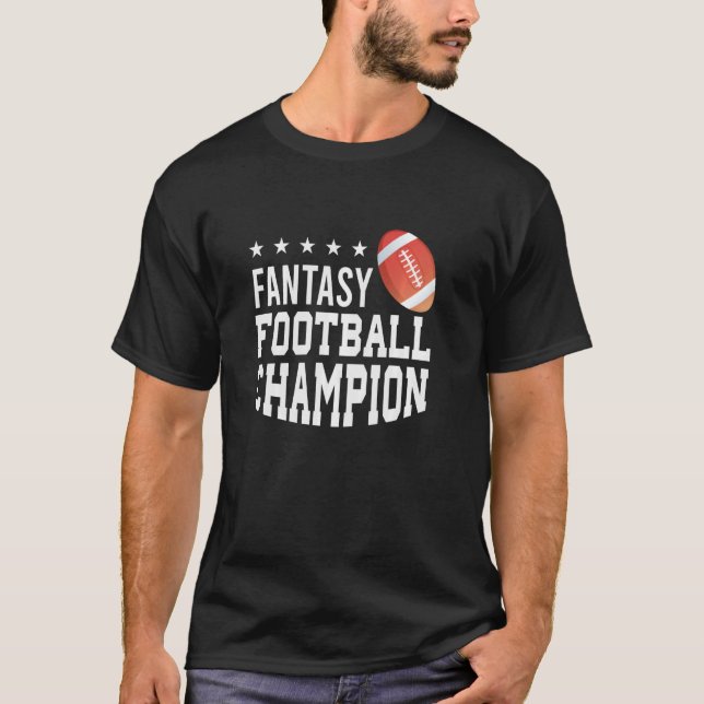 Fantasy League Champions Ffl Football 2022 Winners T Shirt (Framsida)