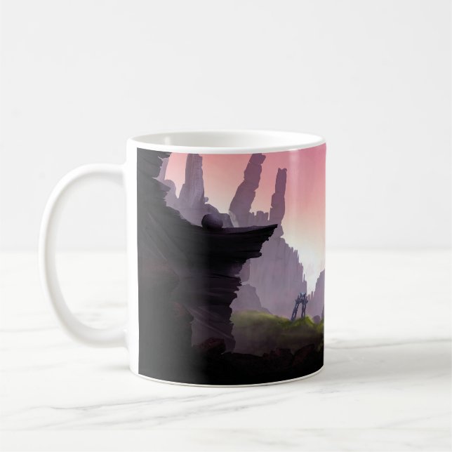 Fantasy Ligcape Concept Art Mugg (Vänster)