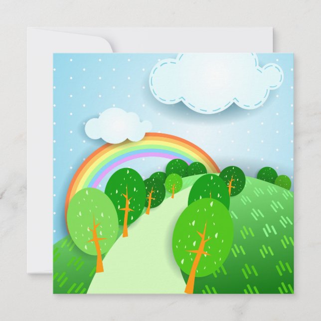 Fantasy liggande, inbjudan (Framsida)