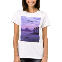 Fantasy liggande Lila Latte Mugg