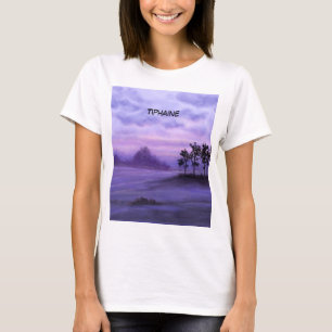 Fantasy liggande Lila Latte Mugg T Shirt