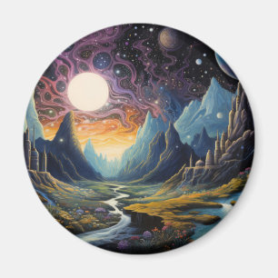 Fantasy liggande magnet