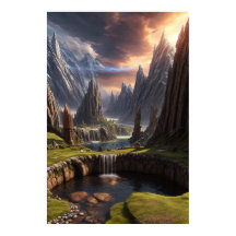 Fantasy liggande Poster
