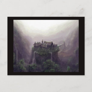 Fantasy liggande vykort