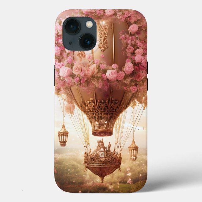 Fantasy Luftballong Rosa Guld (Baksida)