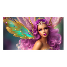 Fantasy magic butterfly lila rosa