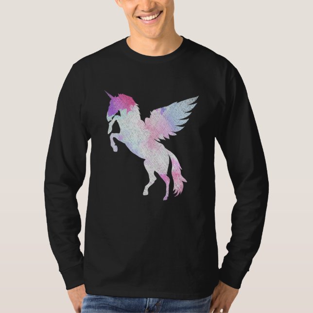 Fantasy Magic Pegasus Mythical Creature Fairytal T Shirt (Framsida)