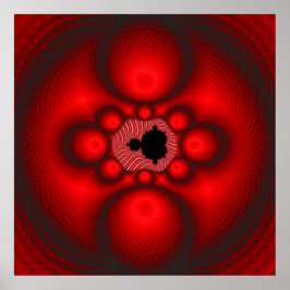 Fantasy Mandelbrot Fractal Image Poster