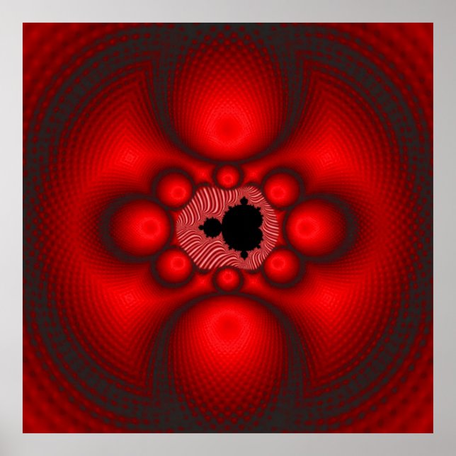 Fantasy Mandelbrot Fractal Image Poster (Framsidan)