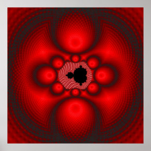 Fantasy Mandelbrot Fraktal Bild Poster
