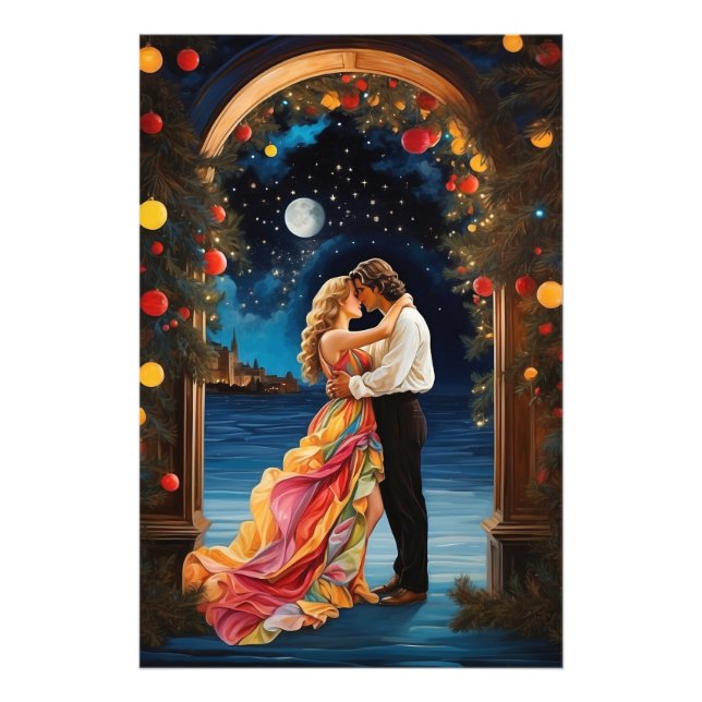 *~* Fantasy Måne Romantic AP51 Arch Fototryck (Framsidan)
