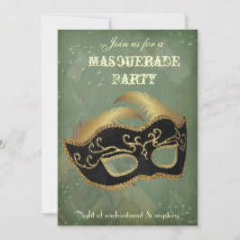 Fantasy Maskerad fest Inbjudan