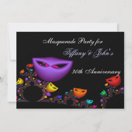 Fantasy Maskerad fest Inbjudan