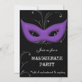 Fantasy Maskerad fest Inbjudan
