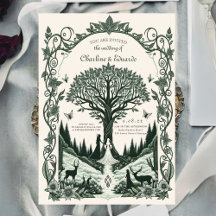 Fantasy medeltida gravyr Konst Bröllop 