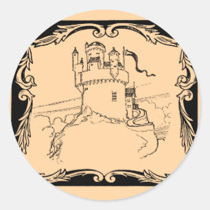 Fantasy: Medieval Castle Runt Klistermärke