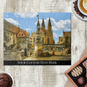 Fantasy Medieval Village Europe Puzzle Pussel