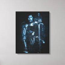 Fantasy Medieval Warrior in Armor Illustration