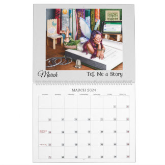 Fantasy Meets Reality stor 12-månaderskalender Kalender