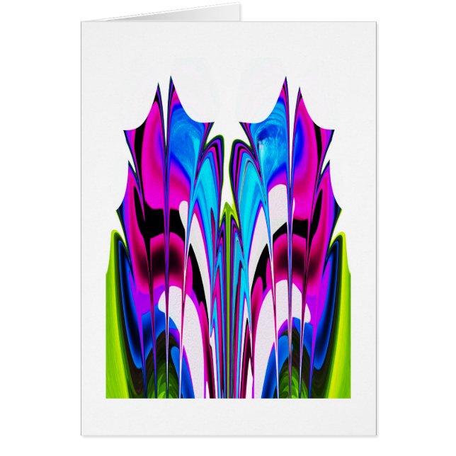 Fantasy meltdown hälsningskort (Framsidan)