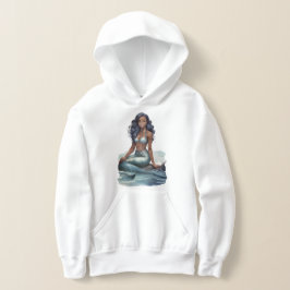 Fantasy Mermaid Flickas Hoodie T Shirt