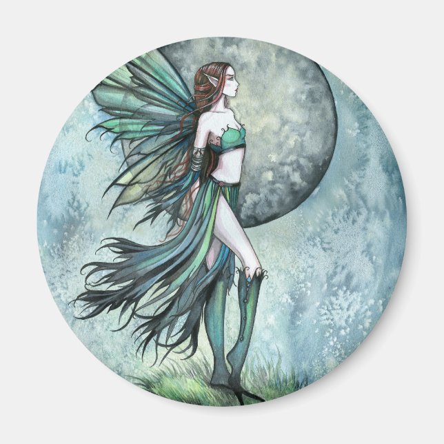 Fantasy Molly Harrison Fairy Art Magnet (Framsidan)
