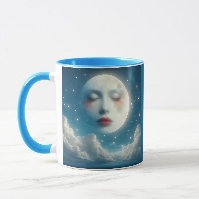 Fantasy moon mug mugg (Vänster)
