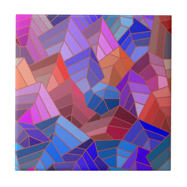 Fantasy Mountains View från Himlar Kakelplatta (Framsidan)