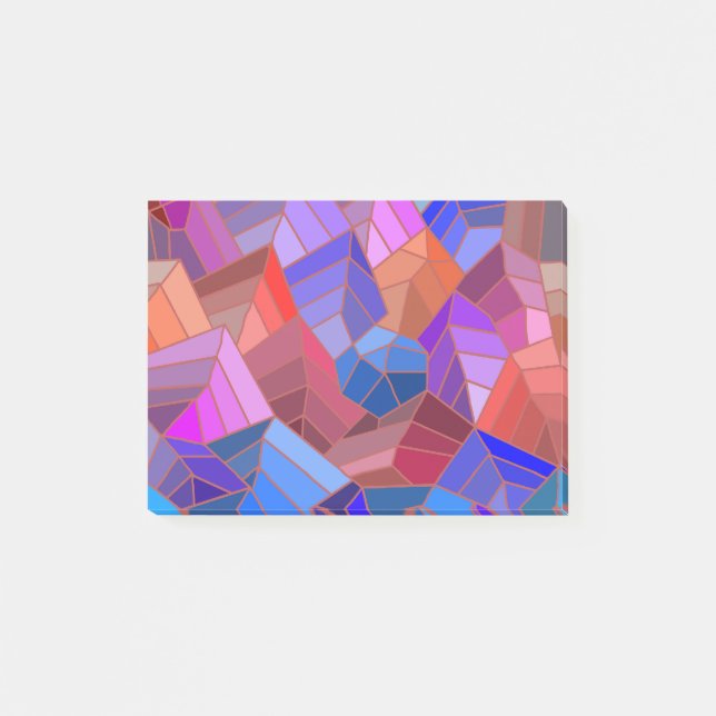 Fantasy Mountains View from the Sky Post-it Block (Framsida)