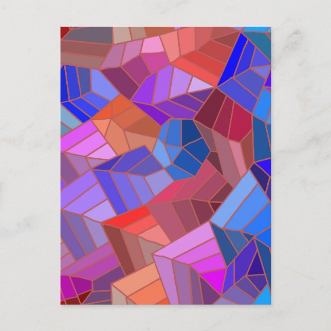 Fantasy Mountains View from the Sky Vykort (Framsida)