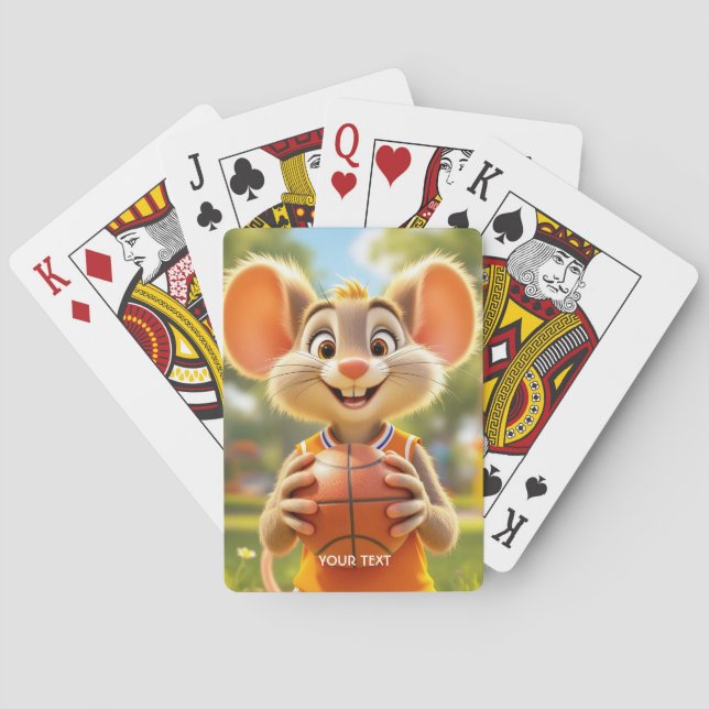 Fantasy Mouse Basketball Fält Casinokort (Baksidan)