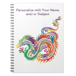 Fantasy Mythical Dragon Artwork Personalize Anteckningsbok