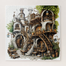 Fantasy Nature Castle Puzzle