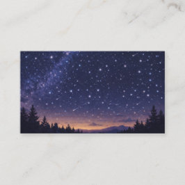 Fantasy Night Sky Storybook Visitkort