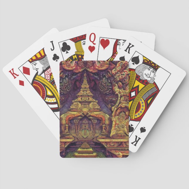 Fantasy Painting (1) Casinokort (Baksidan)