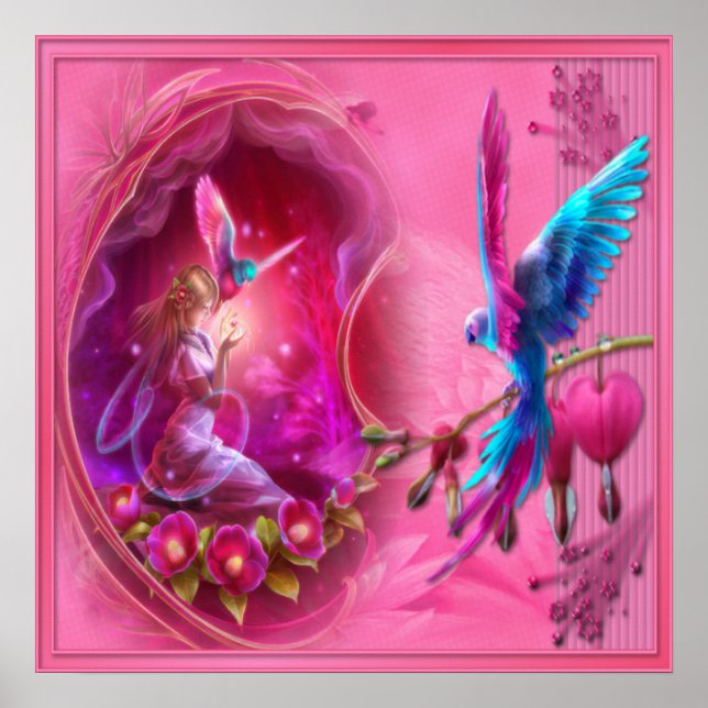 Fantasy Parrot - Poster (Framsidan)