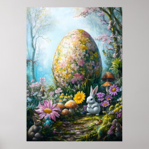 Fantasy-Påskägg i Poster av magiska skogar