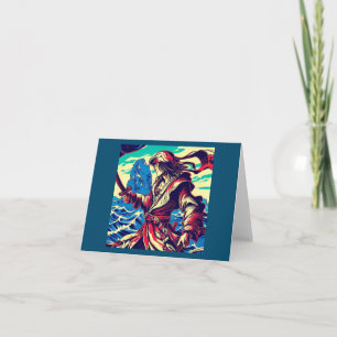 Fantasy Pirat Anime - Woodcut 2 Kort