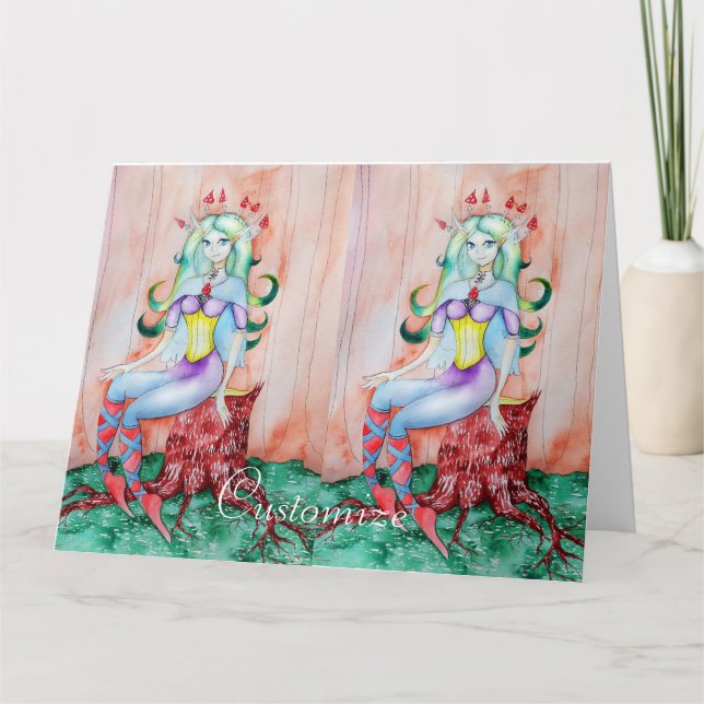 Fantasy Pixie Fairy Thunder_Cove Kort (Framsida)