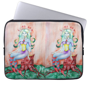 Fantasy Pixie Fairy Thunder_Cove Laptop Fodral
