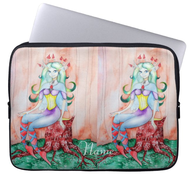 Fantasy Pixie Fairy Thunder_Cove Laptop Fodral (Framsidan)