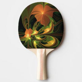 Fantasy Plant Abstrakt Grönt Rust Brown Fractal Pingisracket
