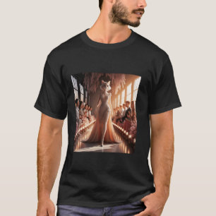 Fantasy Podium Vacker Katt T Shirt