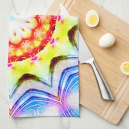 Fantasy Priest Mage Magic Vibrant Mandela Kökshandduk