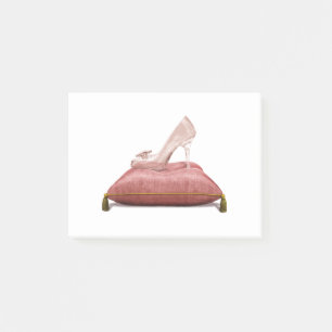 Fantasy Princess Glass Slipper Cinderella Post-it Block