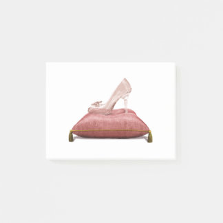 Fantasy Princess Glass Slipper Cinderella Post-it Block