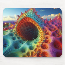 Fantasy Psychedelic Snakehole på en ödslig planet